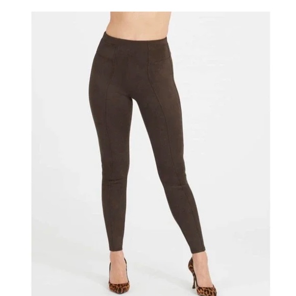 Spanx Faux Suede Leggings - Picture 2 of 14